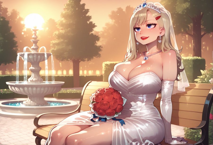 Rebecca bluegarden — artwork by ezuna