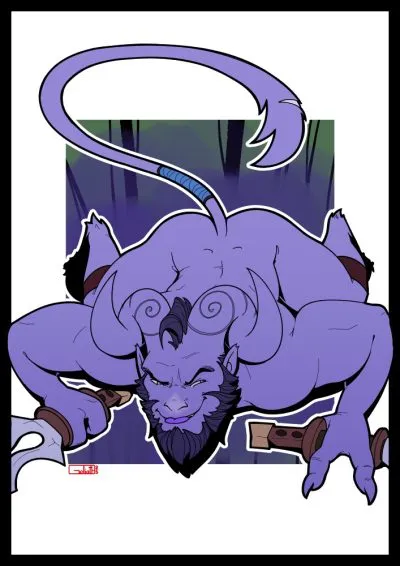Riki (stealth assassin) — artwork by deadgoliath