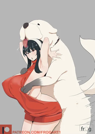 Bond (spy x family) - artwork by frogart1