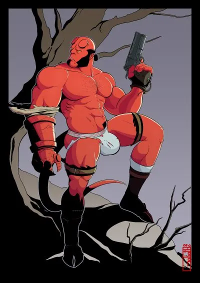 Hellboy — artwork by deadgoliath