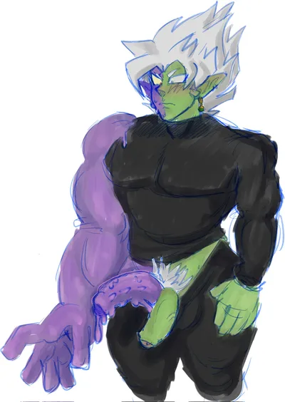 Fused zamasu — artwork by spiciestrice