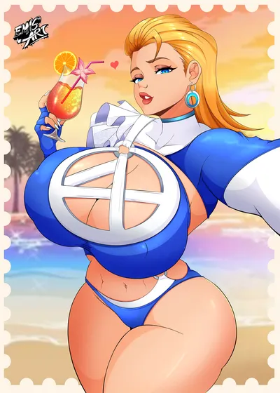 Invisible woman — artwork by emis art