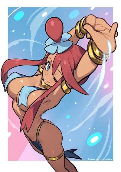 Skyla (pokemon) — artwork by redjet