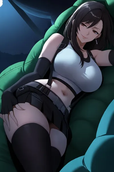 Tifa lockhart — artwork by infinitewaifus