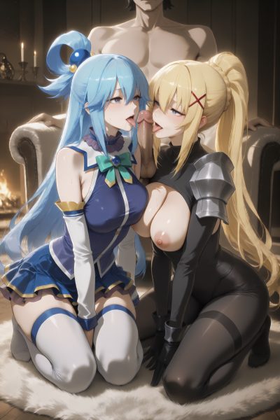Aqua (konosuba) — artwork by animevixens