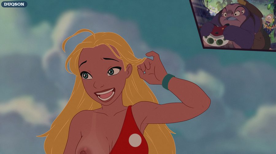 Lifeguard (lilo and stitch) — artwork by duqson
