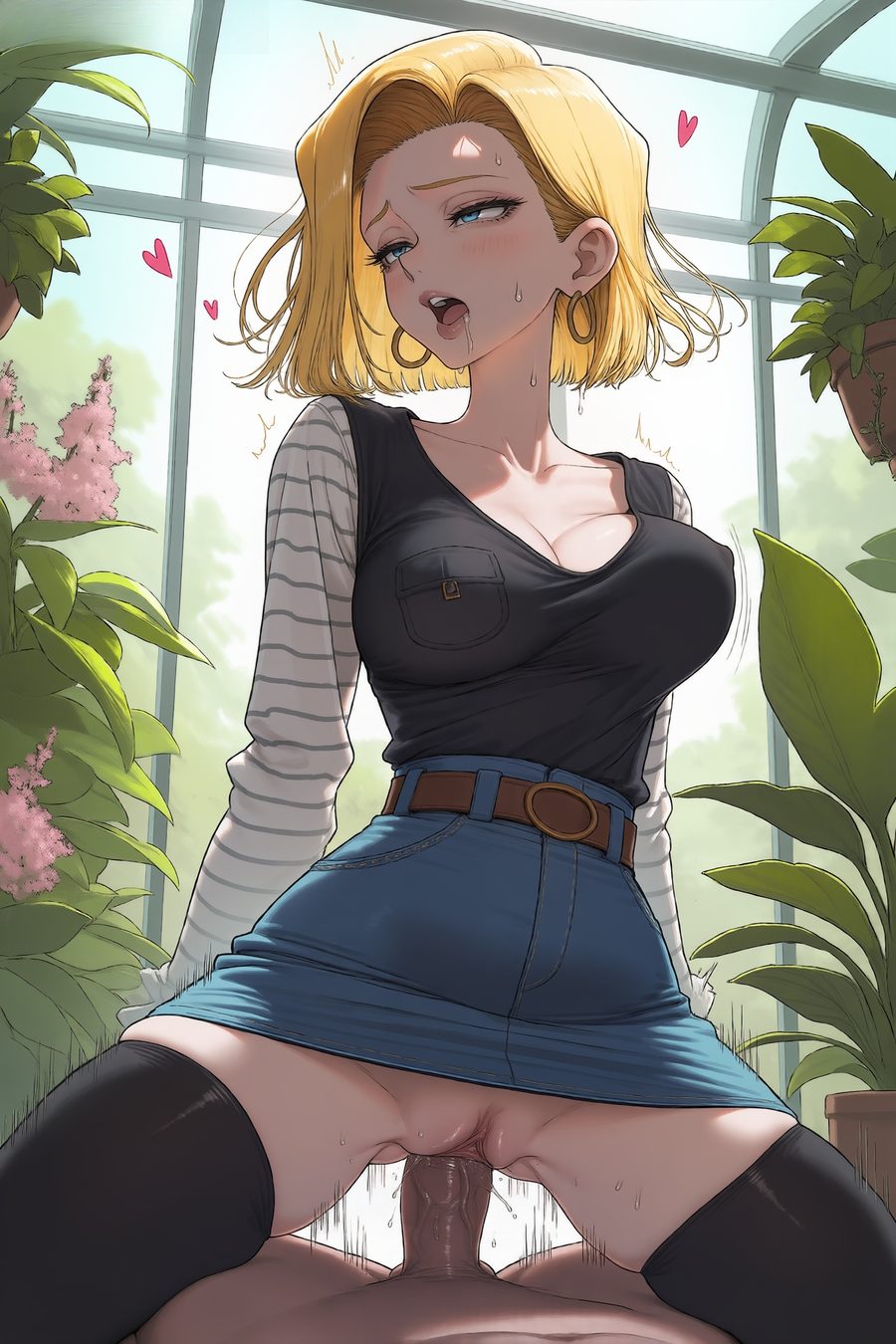 Android 18 — artwork by waifuempire
