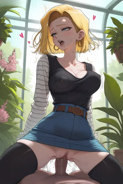 Android 18 — artwork by waifuempire