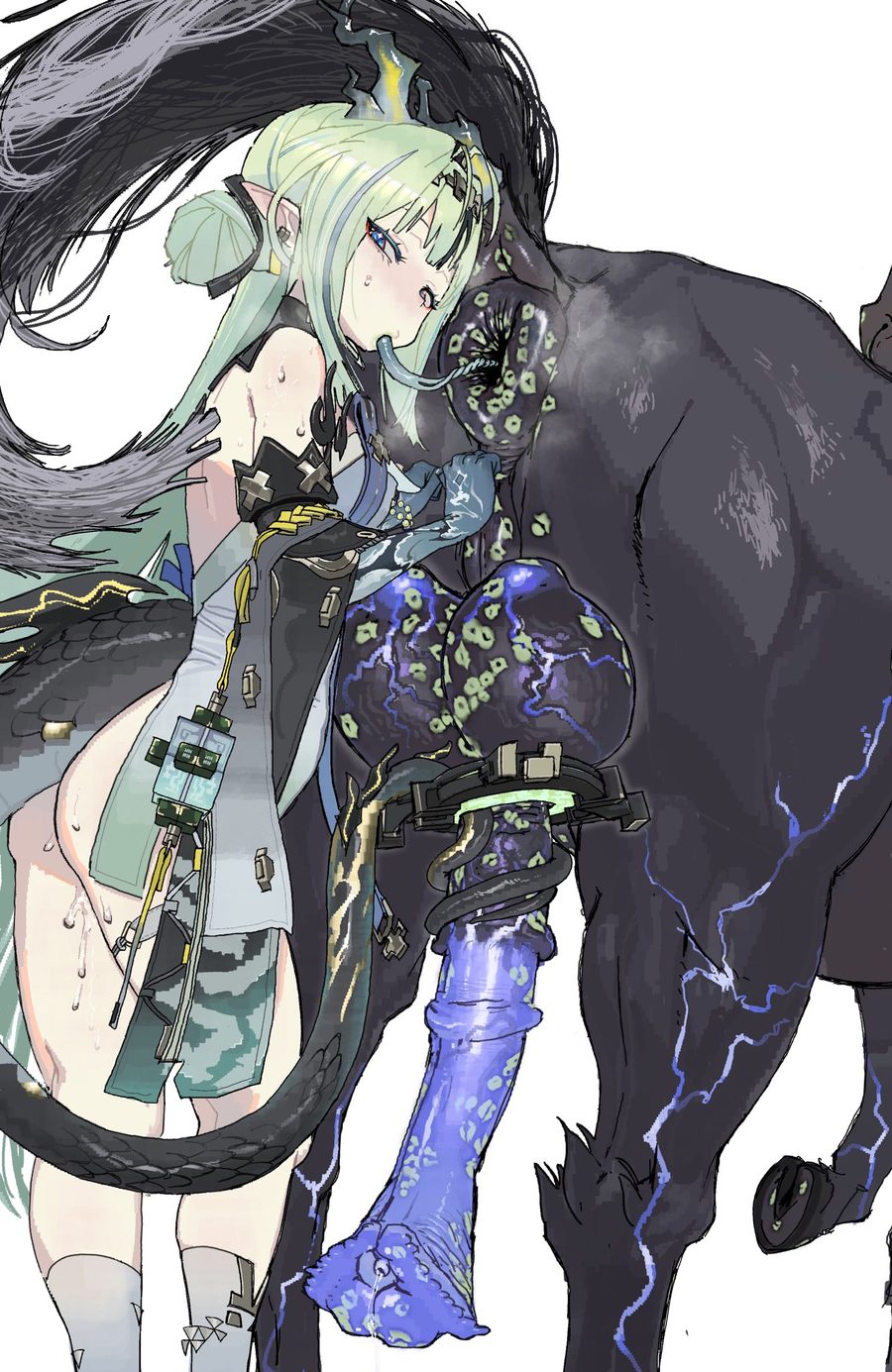 Si (arknights) - artwork by hitobashira (1746164306)
