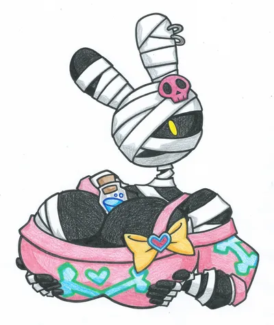 Bunnybone (fortnite) — artwork by katerina angela