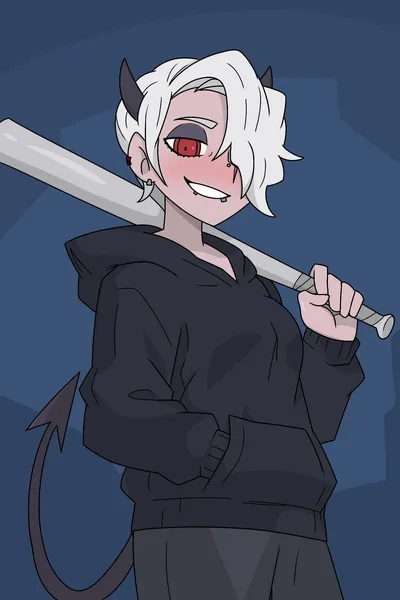 Zdrada (helltaker) — artwork by theuncledoomer