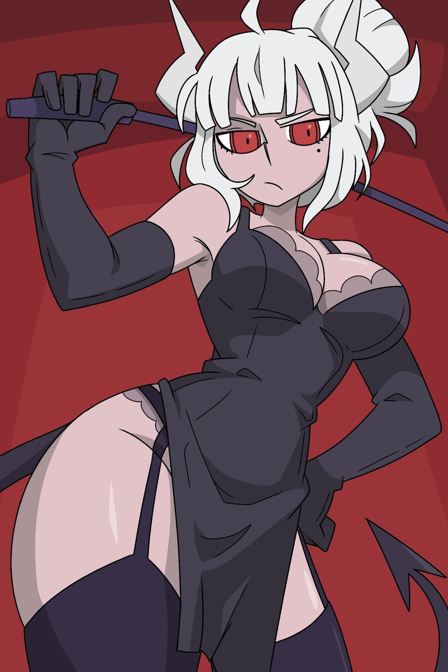 Lucifer (helltaker) — artwork by theuncledoomer