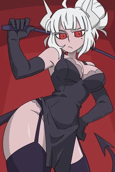 Lucifer (helltaker) — artwork by theuncledoomer