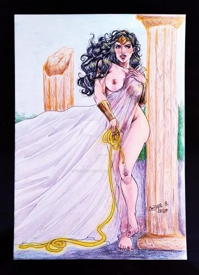 Wonder woman — artwork by dustshoot