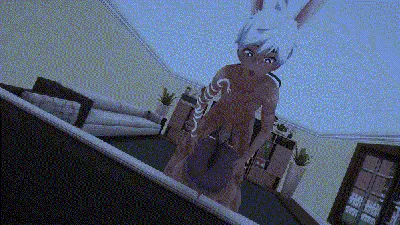 Bunny hero works part-time - artwork by bunify