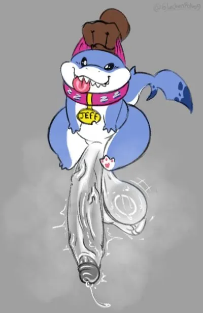 Jeff the land shark — artwork by artist request