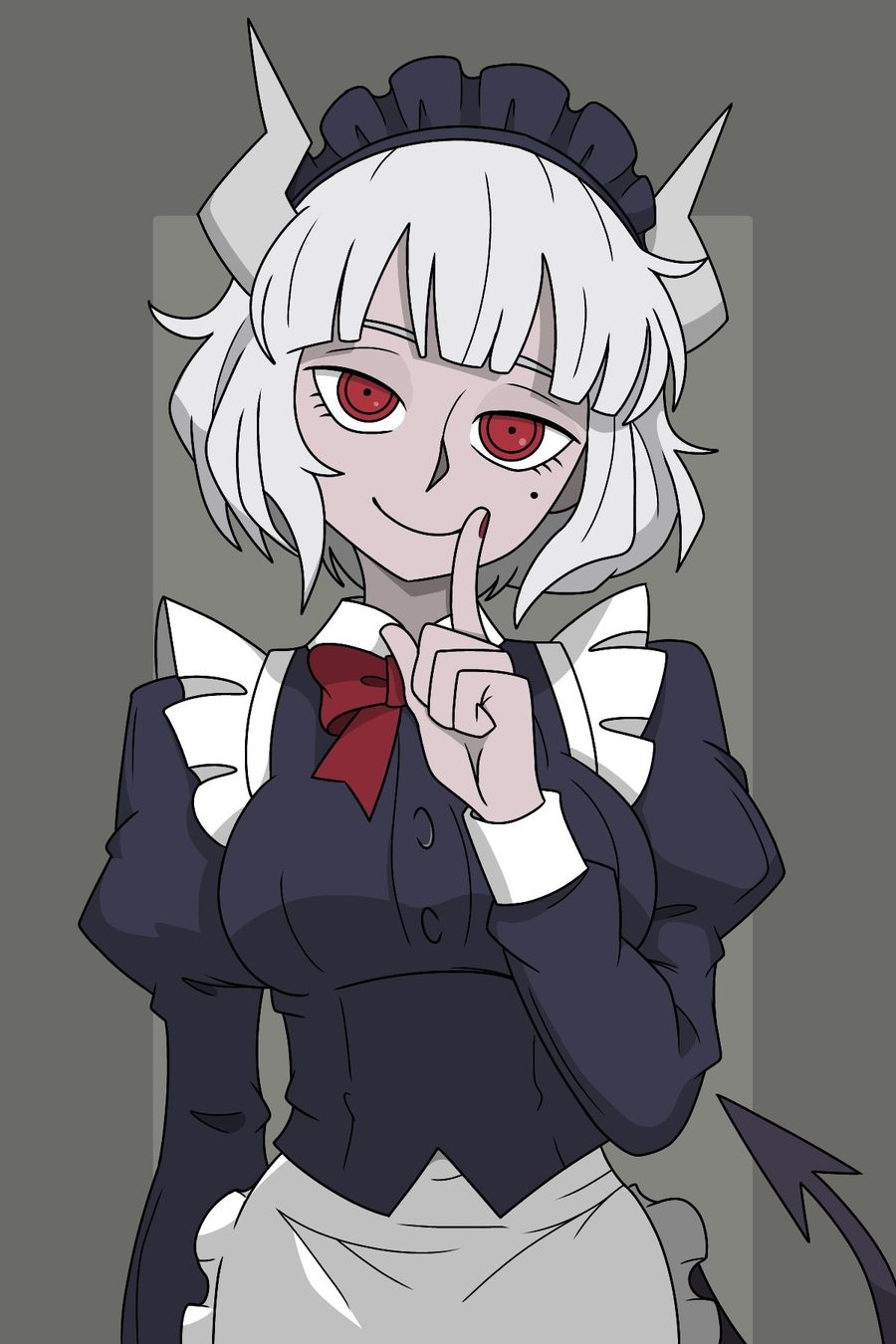 Lucifer (helltaker) — artwork by theuncledoomer