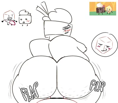 Cake (bfdi) — artwork by naughtycubey