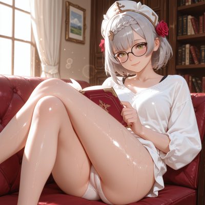 Noelle (genshin impact) — artwork by kermixx