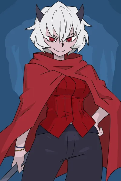 Malina (helltaker) — artwork by theuncledoomer