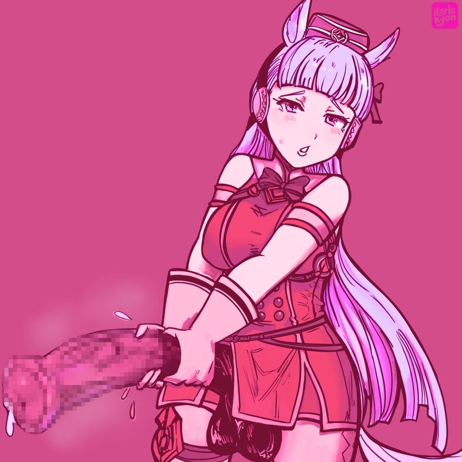 Gold ship (umamusume) - artwork by harlekyon