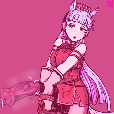 Gold ship (umamusume) - artwork by harlekyon