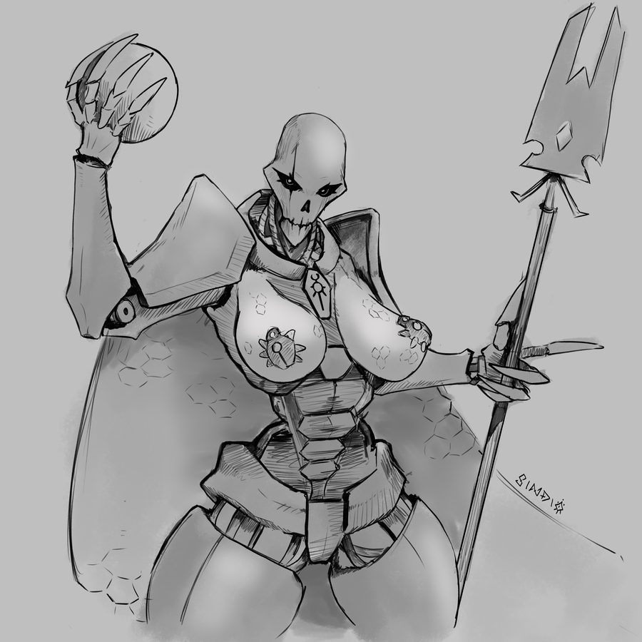 Necron - artwork by sindio