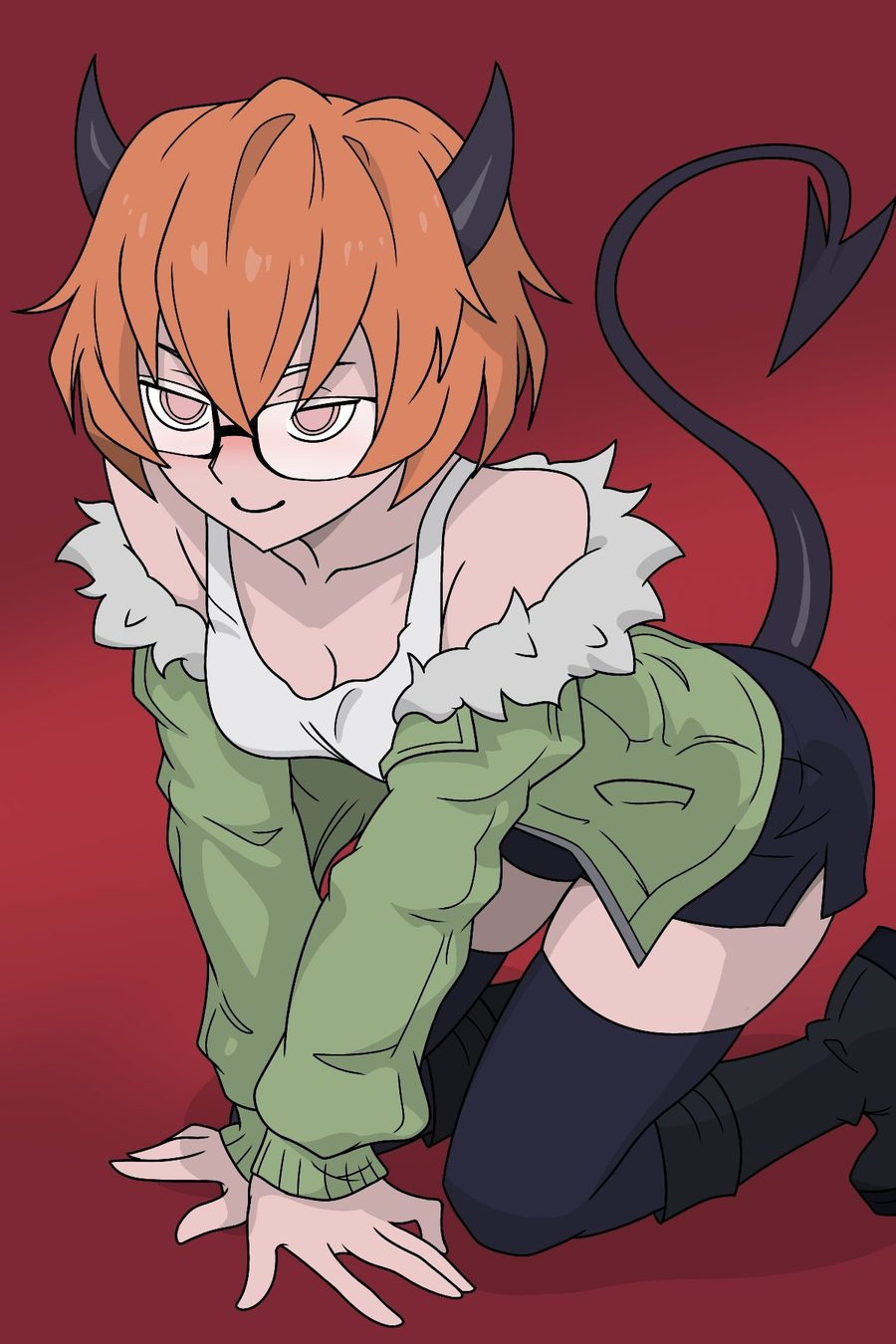 Malina (helltaker) — artwork by theuncledoomer