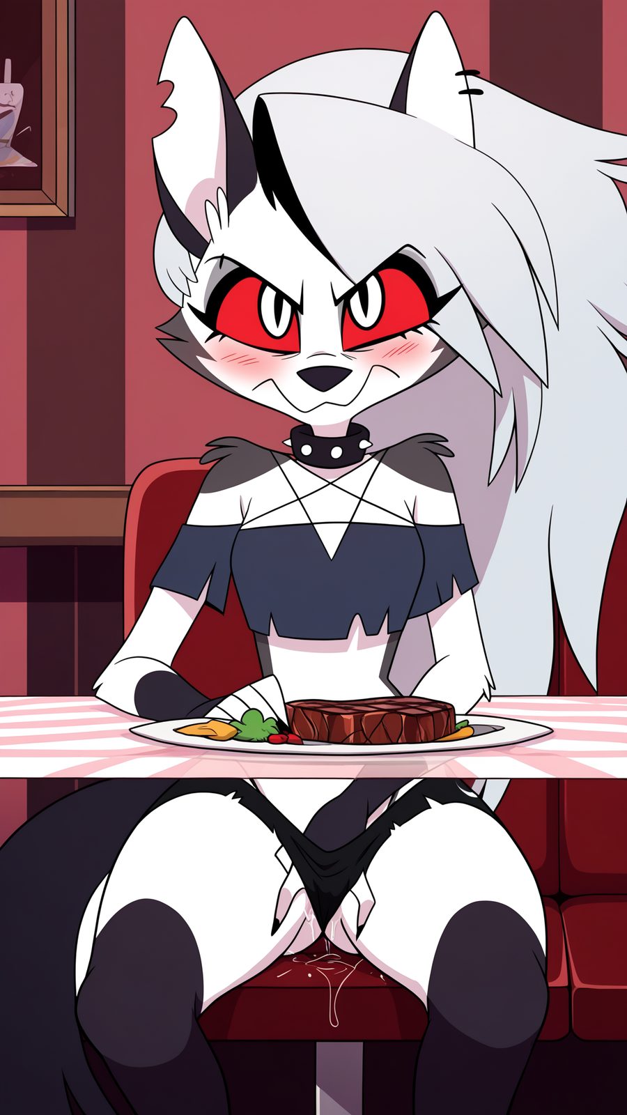 Loona (helluva boss) - artwork by ends34