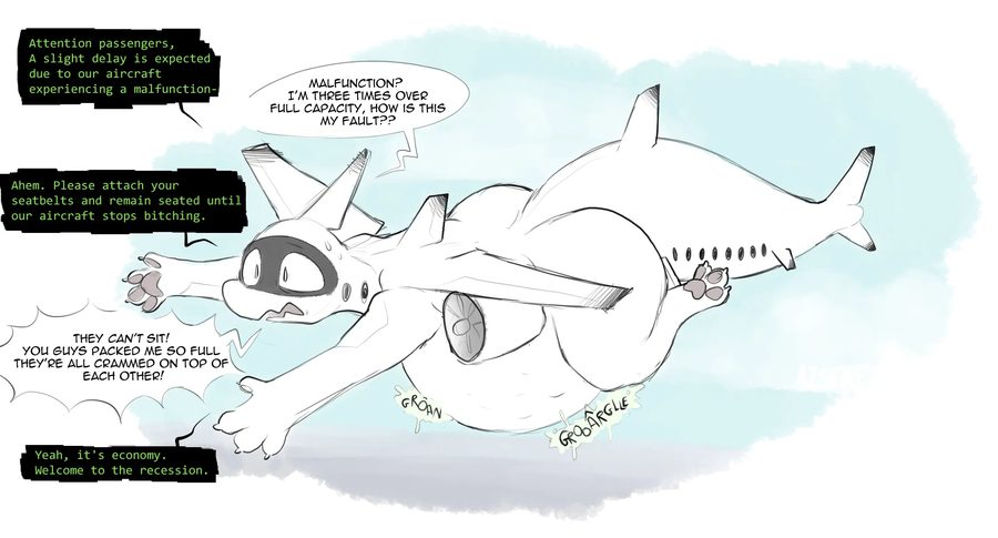 Aeromorph, anthro - artwork by azserfy