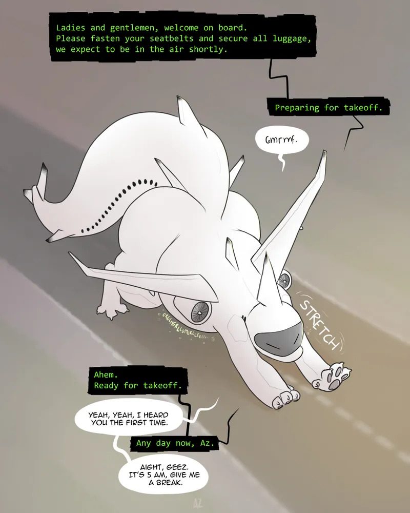 Aeromorph, gurgling - artwork by azserfy
