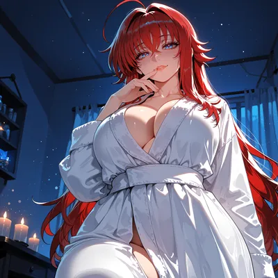 Rias gremory - artwork by solarisai
