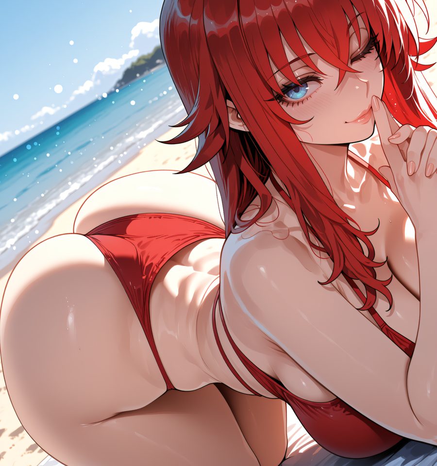 Rias gremory — artwork by solarisai