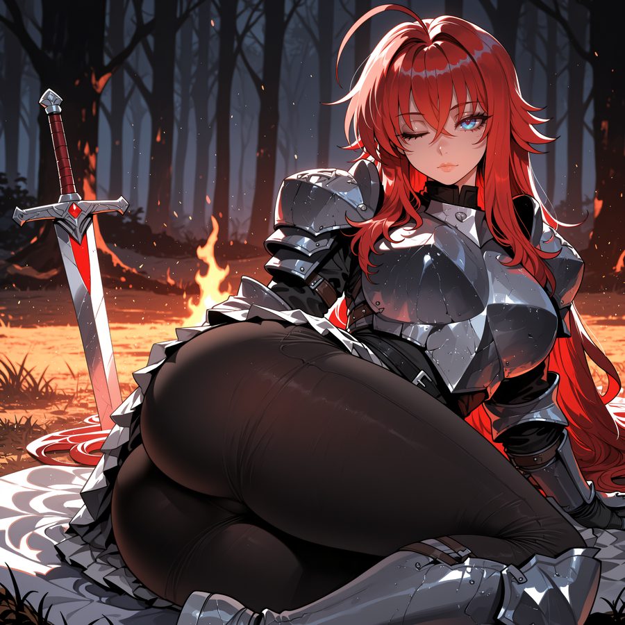 Rias gremory — artwork by solarisai