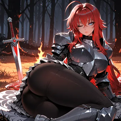 Rias gremory — artwork by solarisai