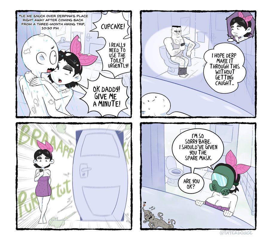 Artist self-insert — artwork by taterdouce