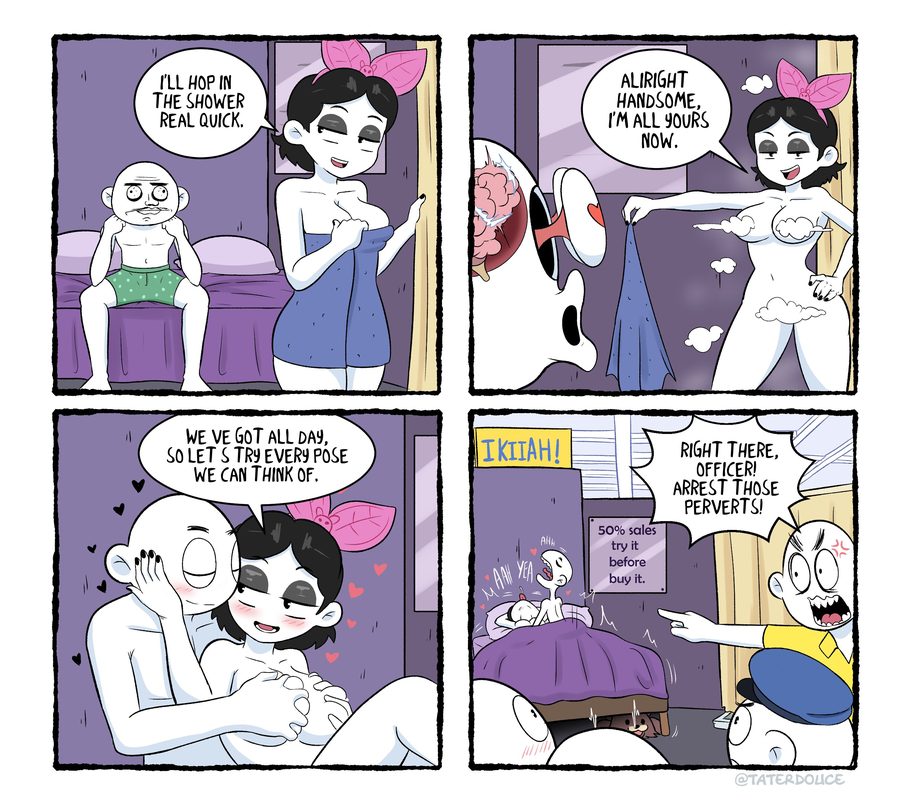 Artist self-insert — artwork by taterdouce