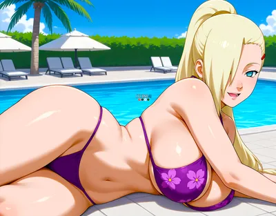 Ino yamanaka - artwork by eternoai