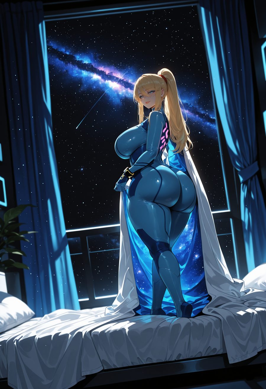Samus aran — artwork by miyuai