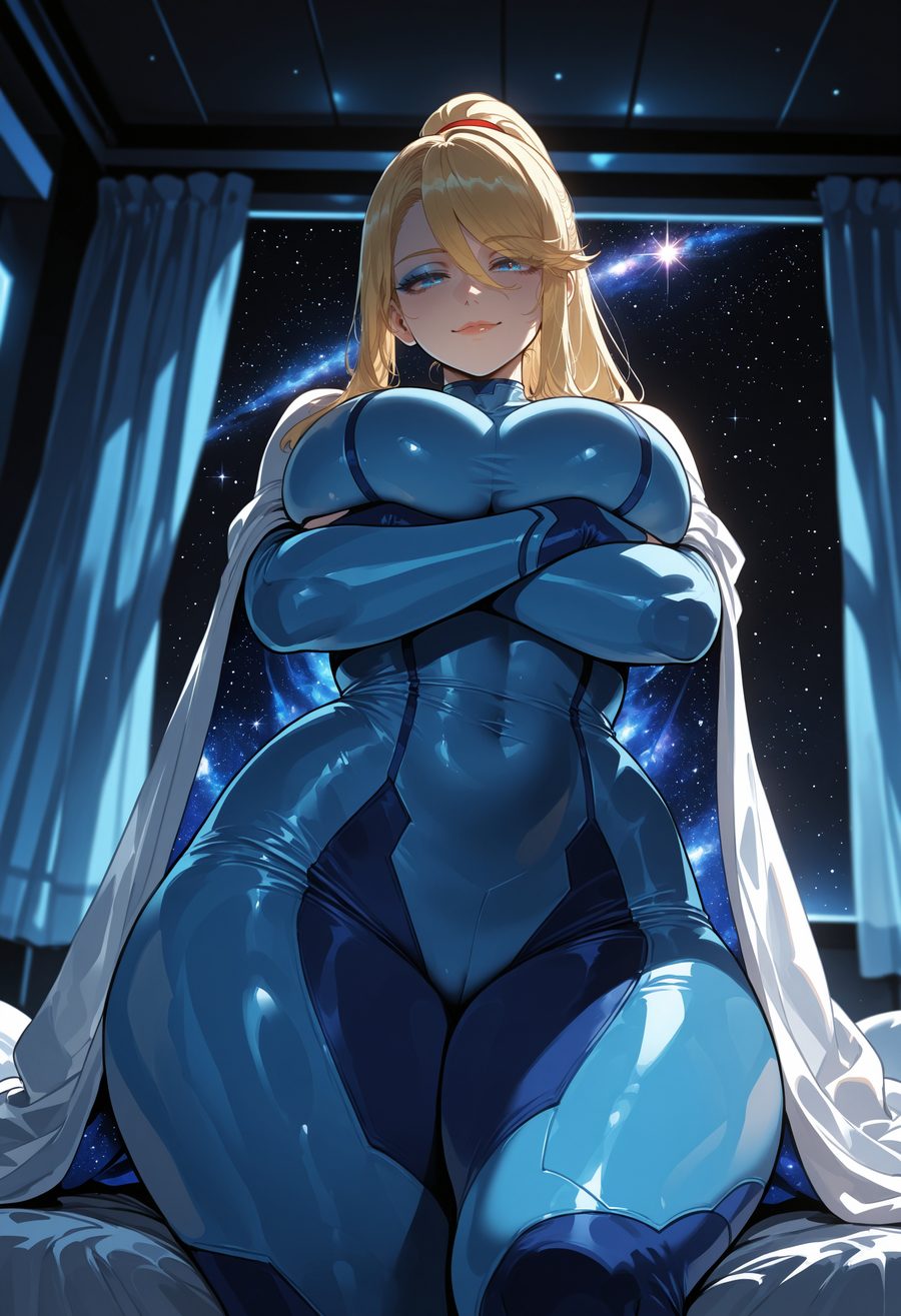 Samus aran — artwork by miyuai