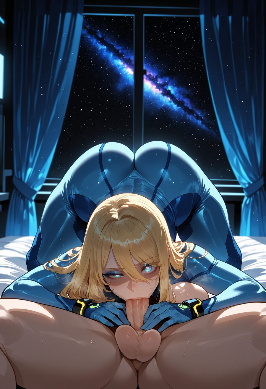 Samus aran — artwork by miyuai