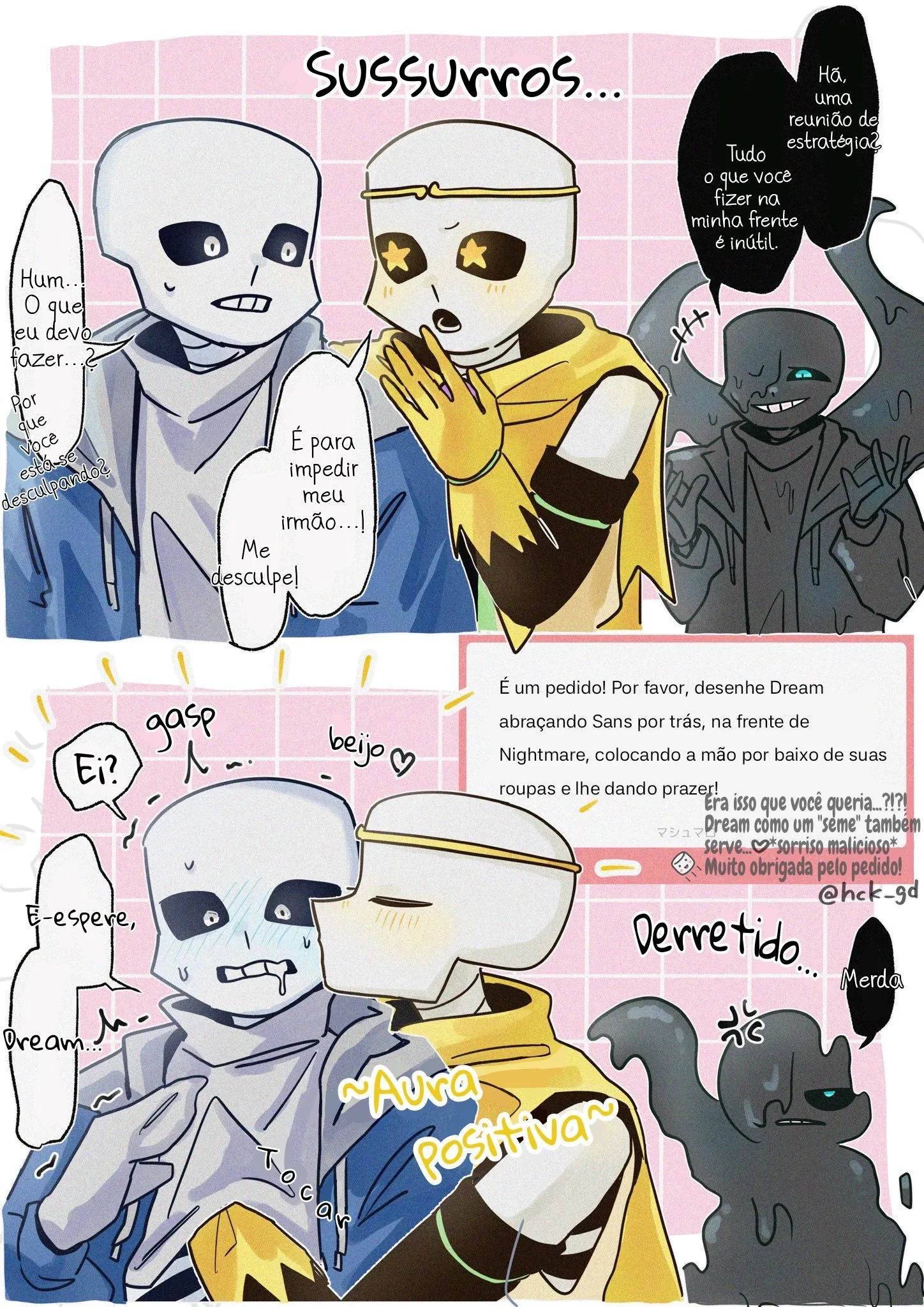 Dream sans (fan character) — artwork by enig