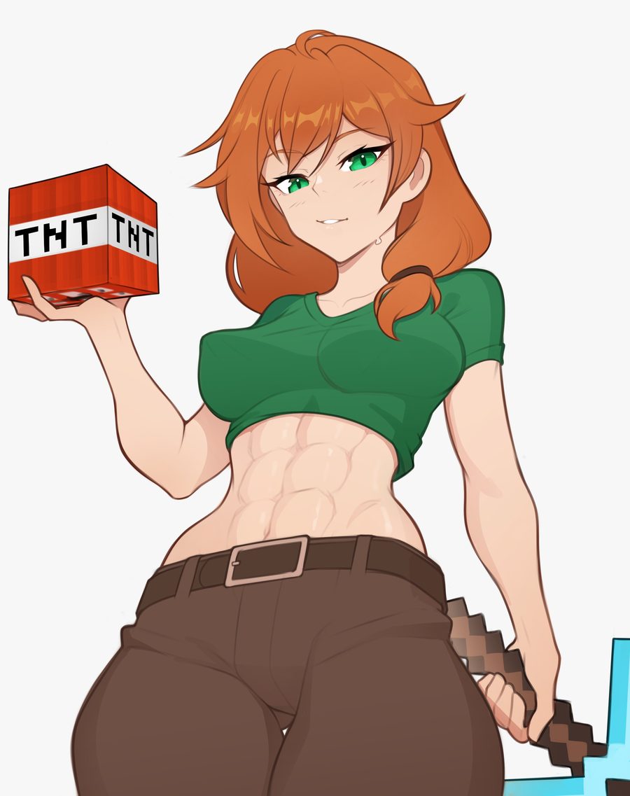Alex (minecraft) — artwork by fellming