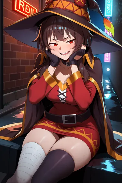 Megumin — artwork by infinitewaifus