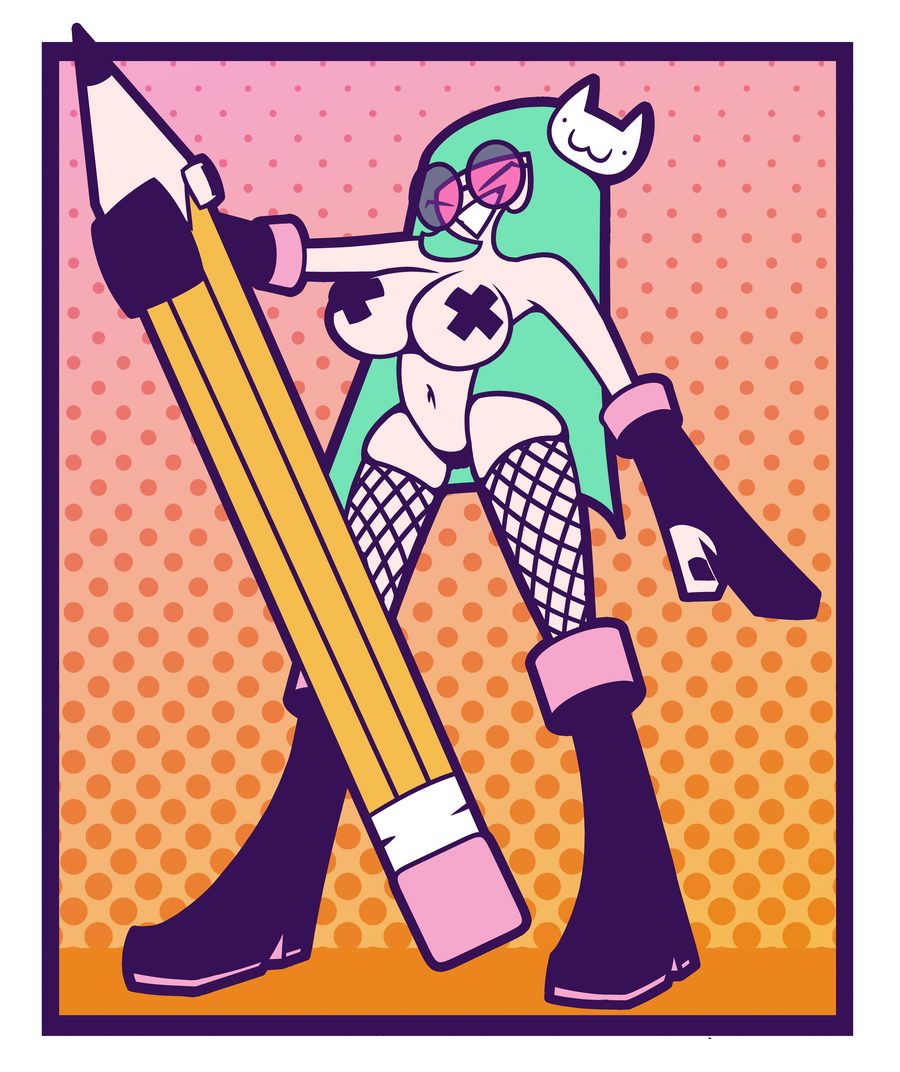 Original character — artwork by fokoroto
