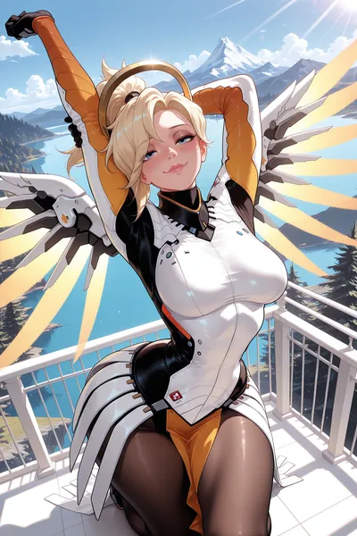 Mercy — artwork by kiraamane