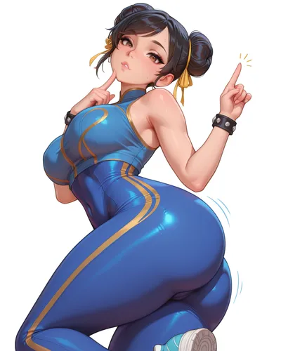 Chun-li — artwork by senpai pixels