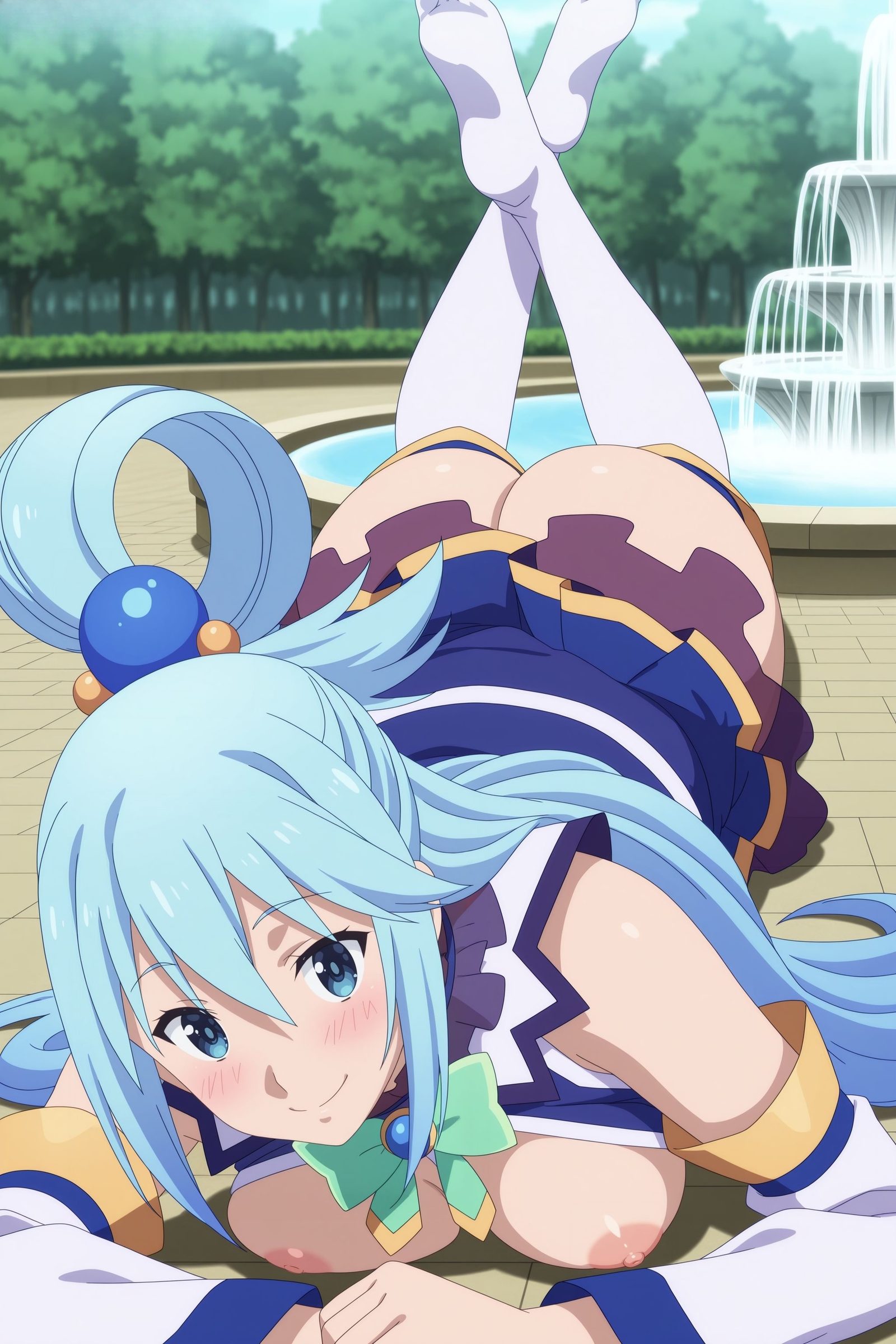 Aqua (konosuba) — artwork by digitalwaifugallery