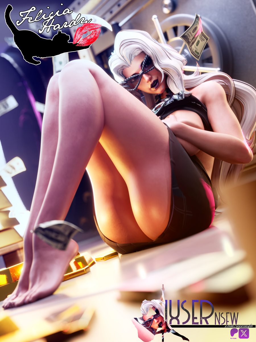 Black cat (marvel rivals) - artwork by sixser