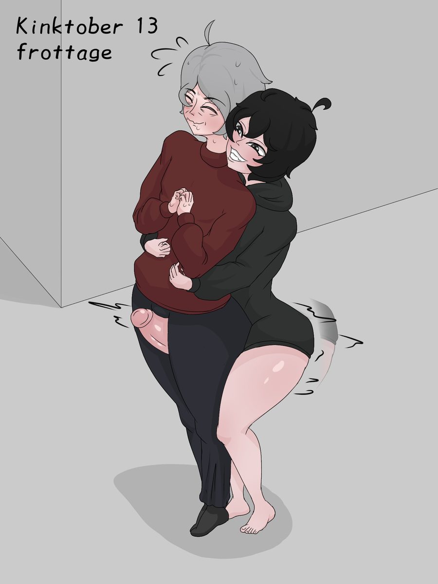 Age difference, big ass - artwork by azamika343
